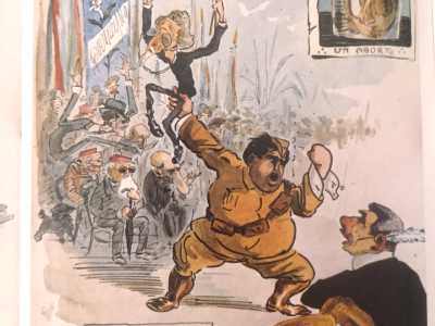 L�avvento del fascismo segn� per� un colpo decisivo alla libert� di stampa e al mondo della caricatura. A quegli anni risalgono infatti le ultime tavole firmate da Menotti
